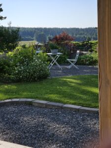 Tina Rönnlunds trädgård i Robertsfors, Rönnbo trädgård.